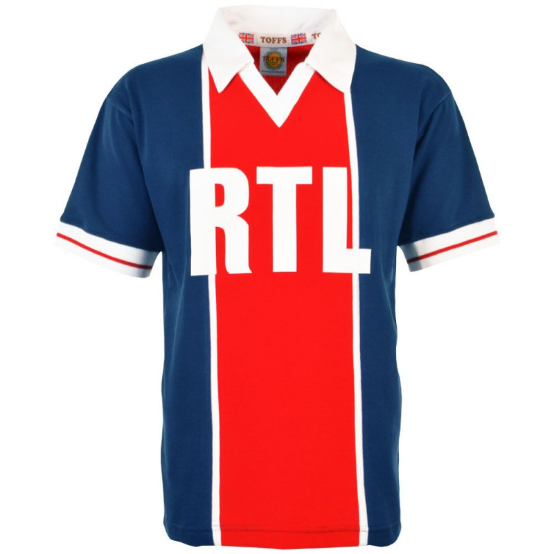 Maillot PSG RTL 1981 retro hechter