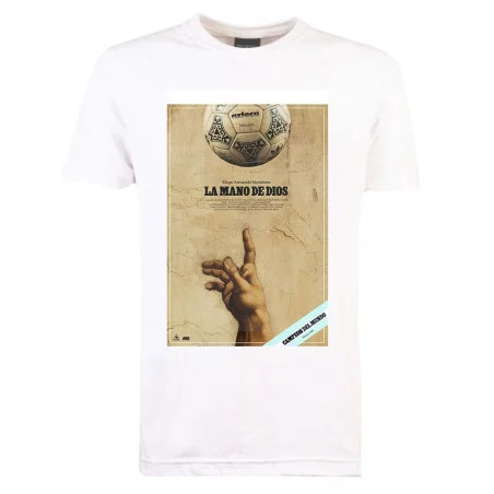 T-Shirt Mano de Dios retro