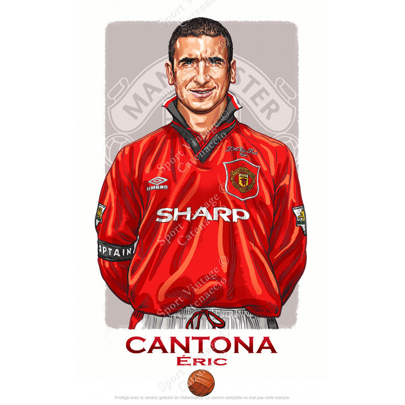 Eric Cantona Poster fine art