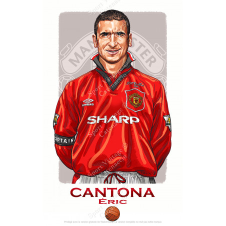 Eric Cantona Poster fine art