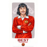 GEORGE BEST impression art manchester united