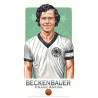 franz beckenbauer poster illustration