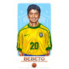 bebeto bresil 1994 illustration