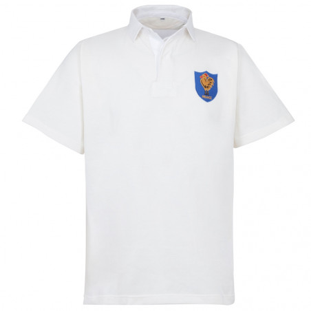 Maillot Rugby France 1981 blanc