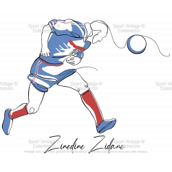 Zidane 1998 Illustration...