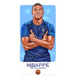 Kylian Mbappe Illustration