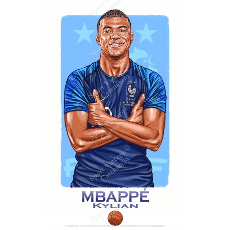 Kylian Mbappe Illustration