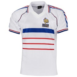 maillot france 1998 blanc foot retro