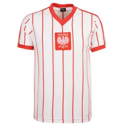 maillot pologne vintage foot 1982 boniek