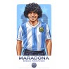 Diego Maradona Argentine 1982 : Illustration Art