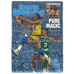 Magic Johnson Lakers -Affiche Sports Illus