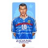 Zinedine Zidane France 1998 - Poster Art
