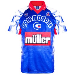 Maillot PSG 1992 1993 Commodore Muller