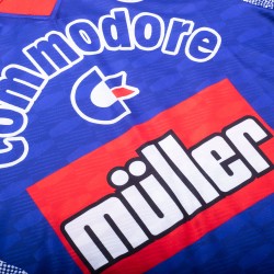 Maillot PSG 1992 1993 Commodore Muller