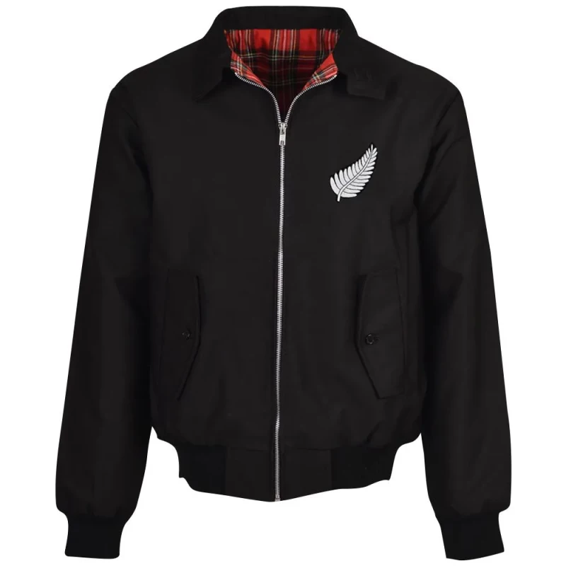 new zealand vintage jacket harrington all black