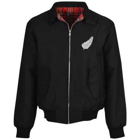 new zealand vintage jacket harrington all black