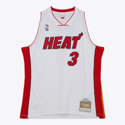 2005 Dwyane Wade White Miami Heat Jersey