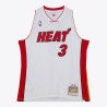 2005 Dwyane Wade White Miami Heat Jersey