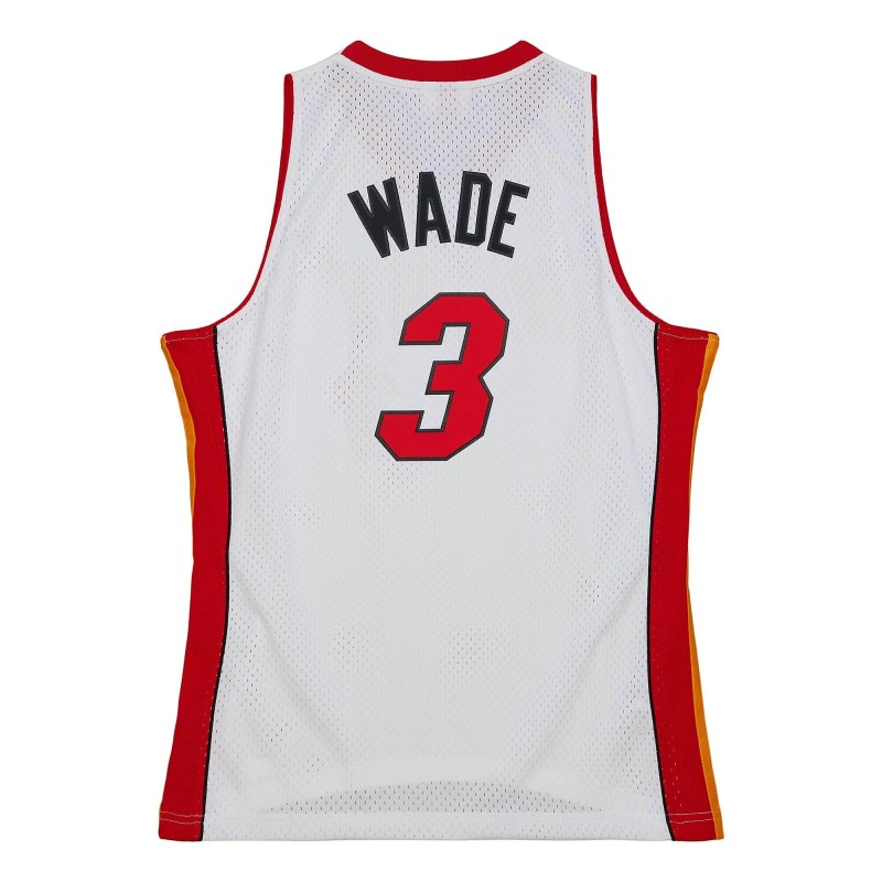2005 Dwyane Wade White Miami Heat Jersey