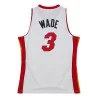 2005 Dwyane Wade White Miami Heat Jersey