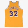 Los Angeles Lakers Yellow Magic Johnson 1984 Jersey