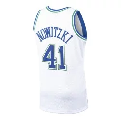 Dallas Mavericks White Dirk Nowitzki Jersey 1998