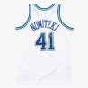 Dallas Mavericks White Dirk Nowitzki Jersey 1998