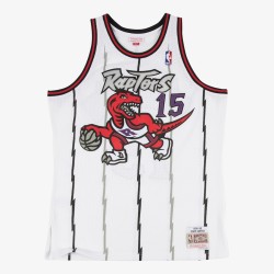 White Toronto Raptors Vince Carter 1998 Jersey