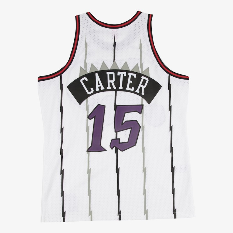 White Toronto Raptors Vince Carter 1998 Jersey
