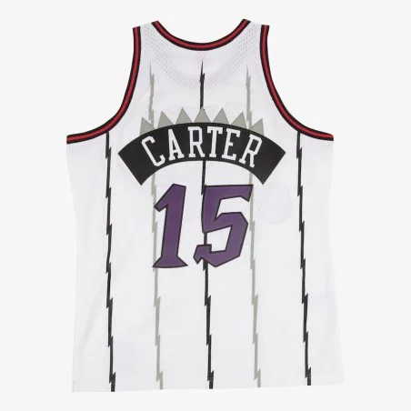 White Toronto Raptors Vince Carter 1998 Jersey
