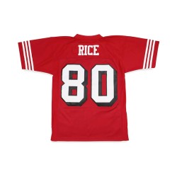 jerry rice 49ers maillot vintage nfl foot us