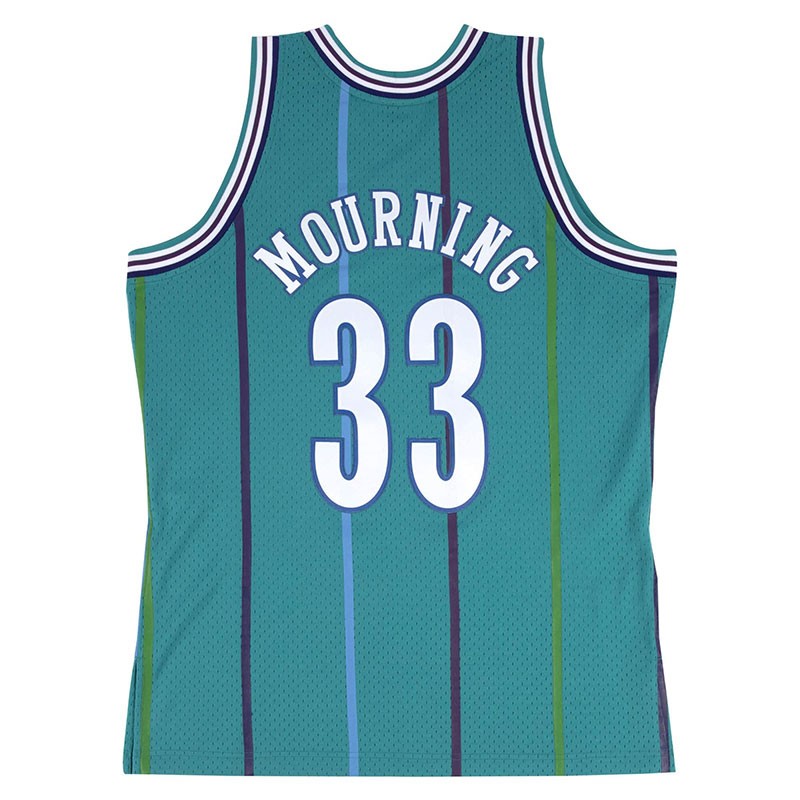 maillot charlotte hornets alonzo mourning 1992