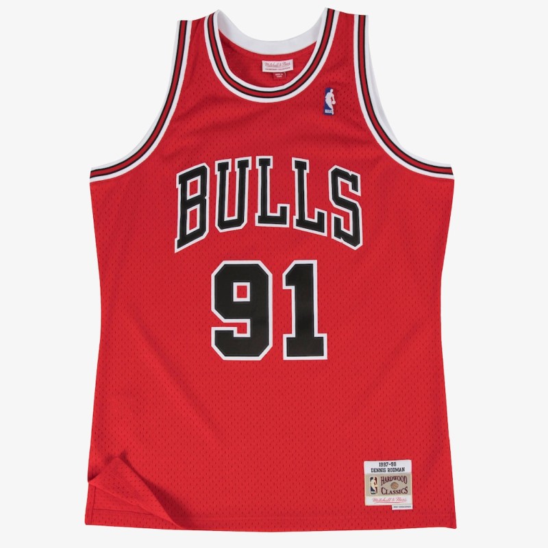 Maillot Chicago Bulls Dennis Rodman 1997 1998