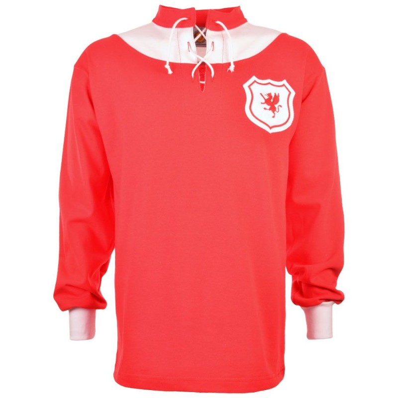 maillot pays de galles football collector 1920
