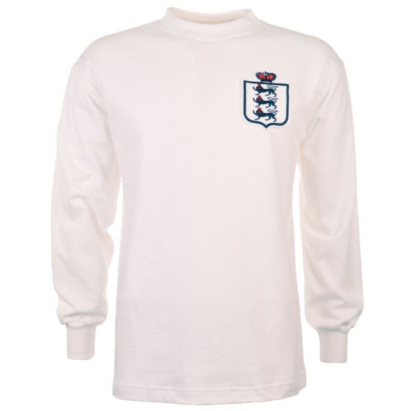 maillot angleterre 1970 foot blanc vintage