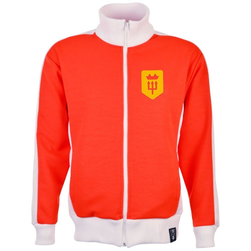 manchester-veste-foot-rouge-retro