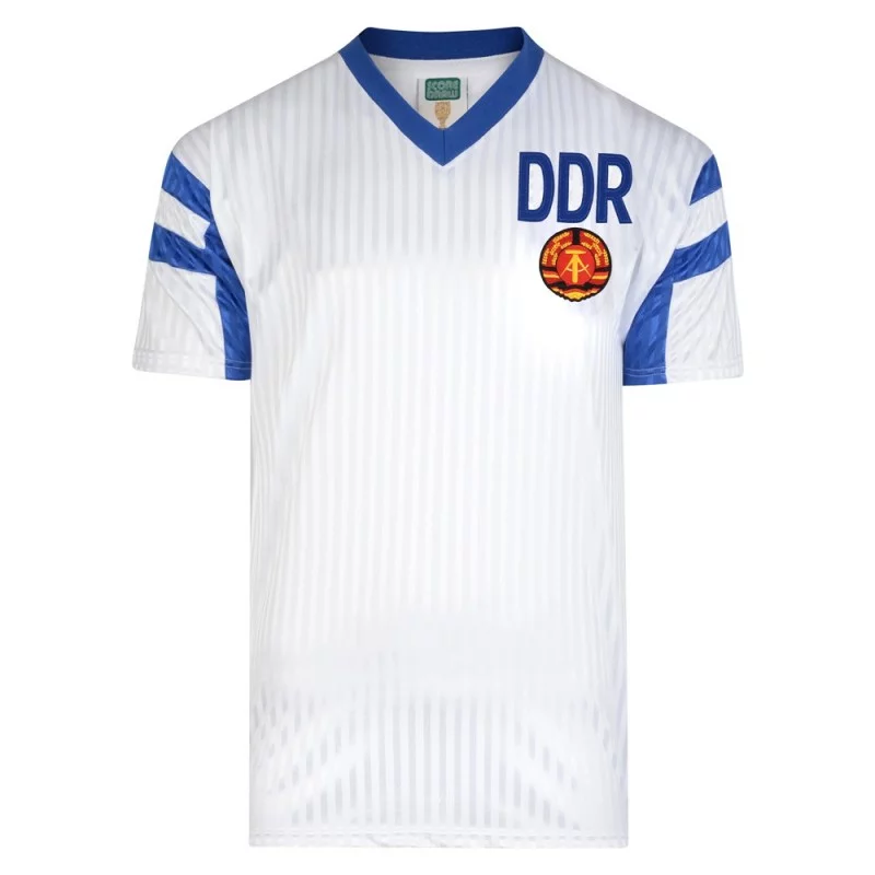 Maillot Allemagne est RDA 1989 1990 blanc