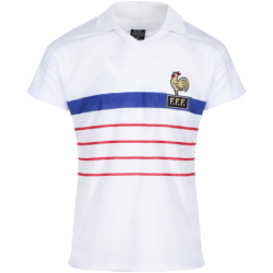 france-1984-maillot-football-retro-blanc