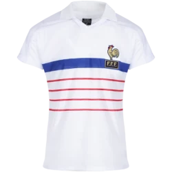 Maillot France 1984 blanc