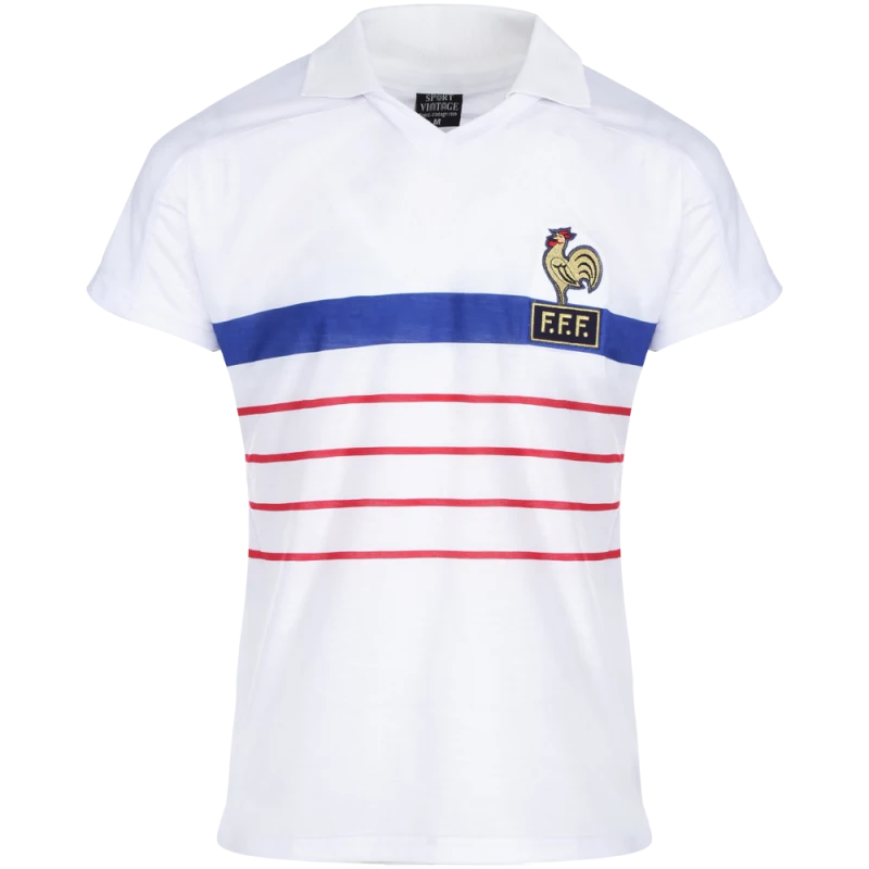Maillot France 1984 blanc