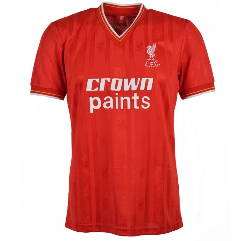 Maillot Liverpool 1986 Crown Paints