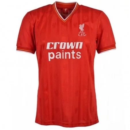 Maillot Liverpool 1986 Crown Paints