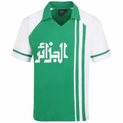 algeria football green jersey retro