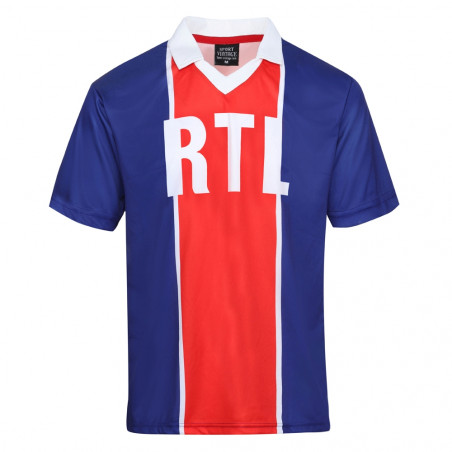 Maillot PSG Paris Saint Germain RTL 70'S Vintage Jersey Enfant