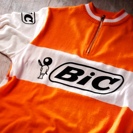 Pull Maillot Cycliste Vintage Bianchi Campagnolo - Taille L - Acrylique - Old School