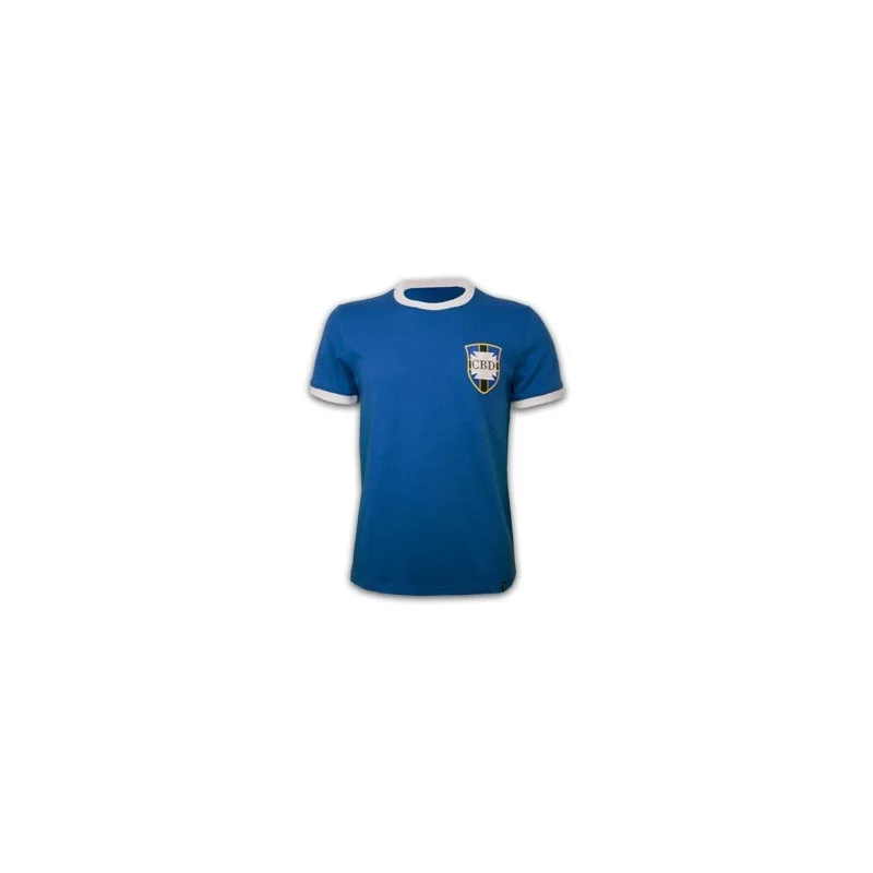 Maillot Bresil bleu 1970