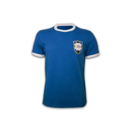 Maillot Bresil bleu 1970