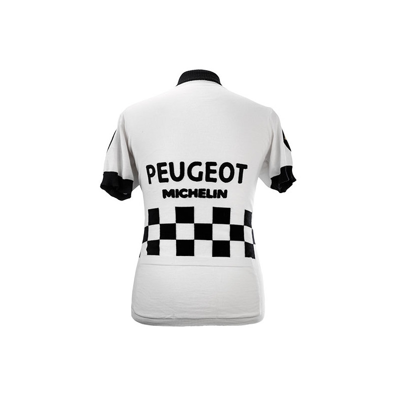 Maillot Cycliste Vintage Santini - Style Peugeot BP Michelin - Taille L - Homme - Occasion Parfait état