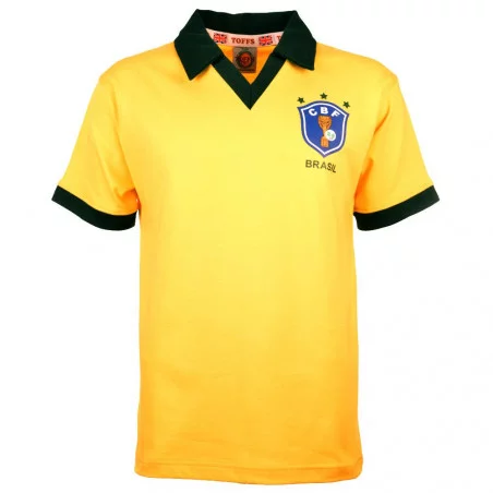 Maillot Bresil 1986 vintage