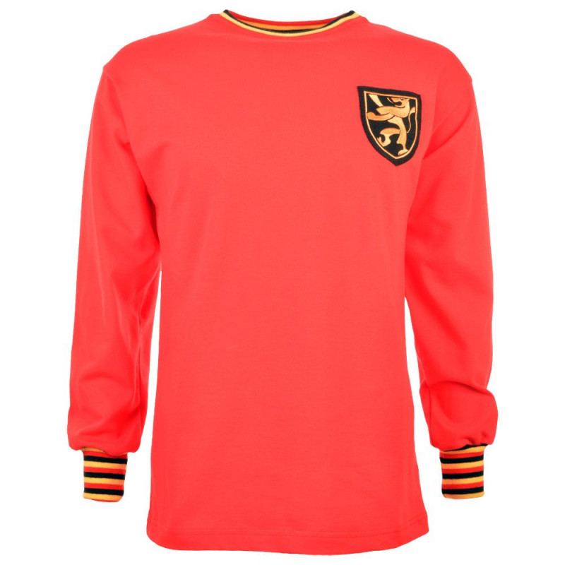 belgique-maillot-retro-1960-manches-longues-foot